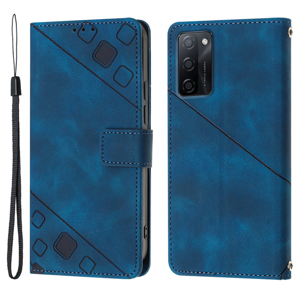 PT005 YB Imprinting Series-6 For Oppo A55s 5G Skin Touch Phone Shell Leather Stand Wallet Shockproof Case PT005 YB Imprinting Series-6 For Oppo A55s 5G Skin Touch Phone Shell Leather Stand Wallet Shockproof Case